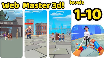 Web Master 3d! Game All levels 1-10 Gameplay Walkthrough (Android-iOS)