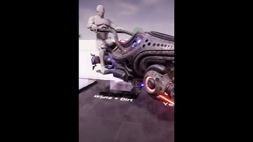 SciFi Bull Hover Bike (#UE4, #UE5, #FAB)