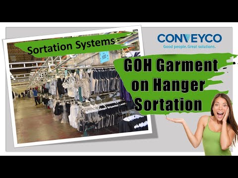 Garment on Hanger (GOH) Sorter - Conveyco