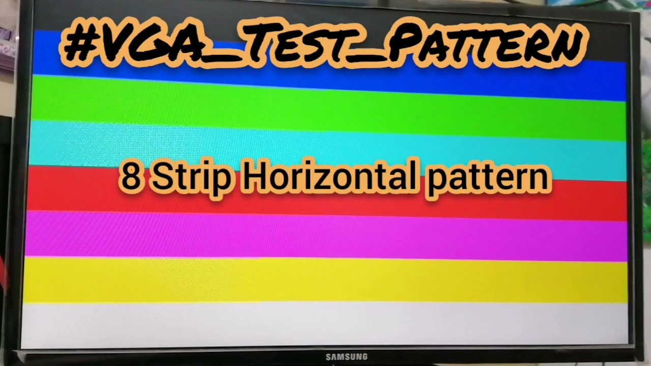 VGA Test Pattern Generator [FPGA] - YouTube