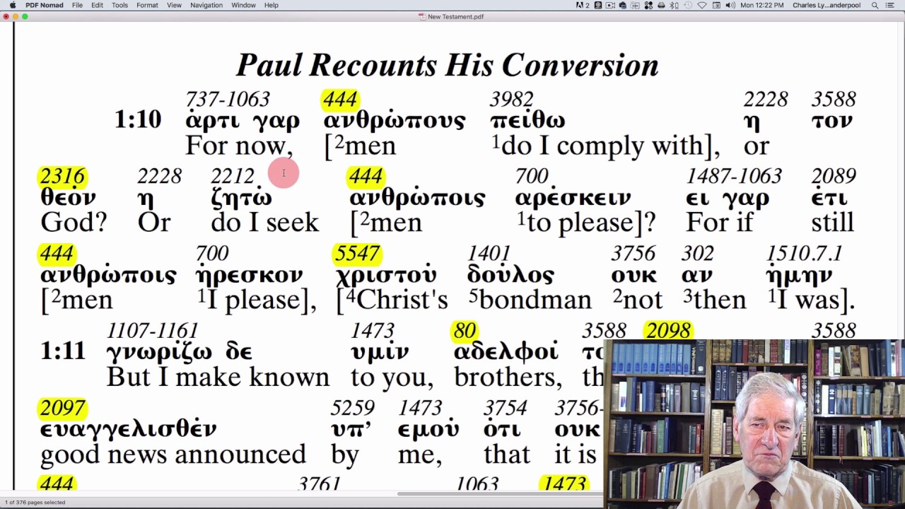 Galatians 1 - The Apostolic Bible Polyglot