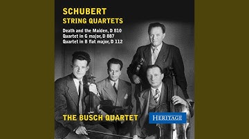 String Quartet in B-Flat Major, Op. 168, D. 112: IV. Presto