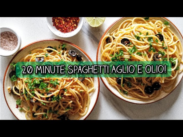 20-minute Spaghetti Aglio e Olio recipe | Easiest Spaghetti recipe | How to boil pasta | Rasoisaga