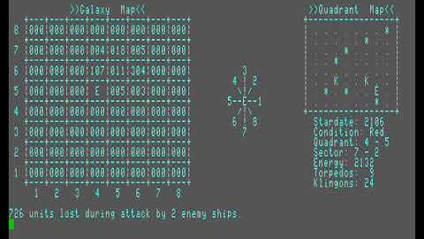 Startrek for Color Computer OS9