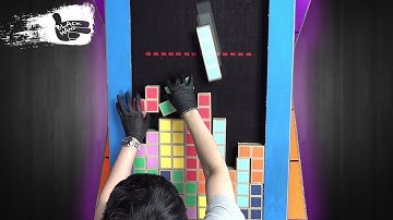 DIY Tetris game from Cardboard