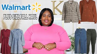 WALMART PLUS SIZE FALL HAUL | AFFORDABLE PLUS SIZE FALL FASHION | WALMART WEDNESDAY