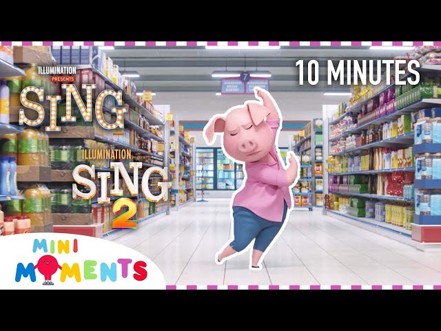 All of Rosita's Songs in Sing and Sing 2 🐷🪩 | 10 Minute Compilation | Movie Moments | Mini Moments class=