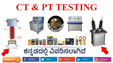 CT & PT TESTING | CT & PT NAME PLATE DETAIL | EXPLAINED IN KANNADA(ಕನ್ನಡ)