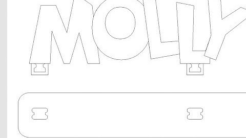 Vectric V10 Tutorials | Vectortekening | Naamplaatje voor kinderen