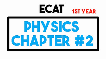 ECAT PREPARATION - Physics - FSC 1st Year Physics - Chapter 2 [Vectors and Equilibrium]