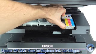 Epson XP-342: How to Replace Ink Cartridges - YouTube