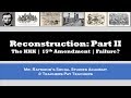 Reconstruction Era Quiz