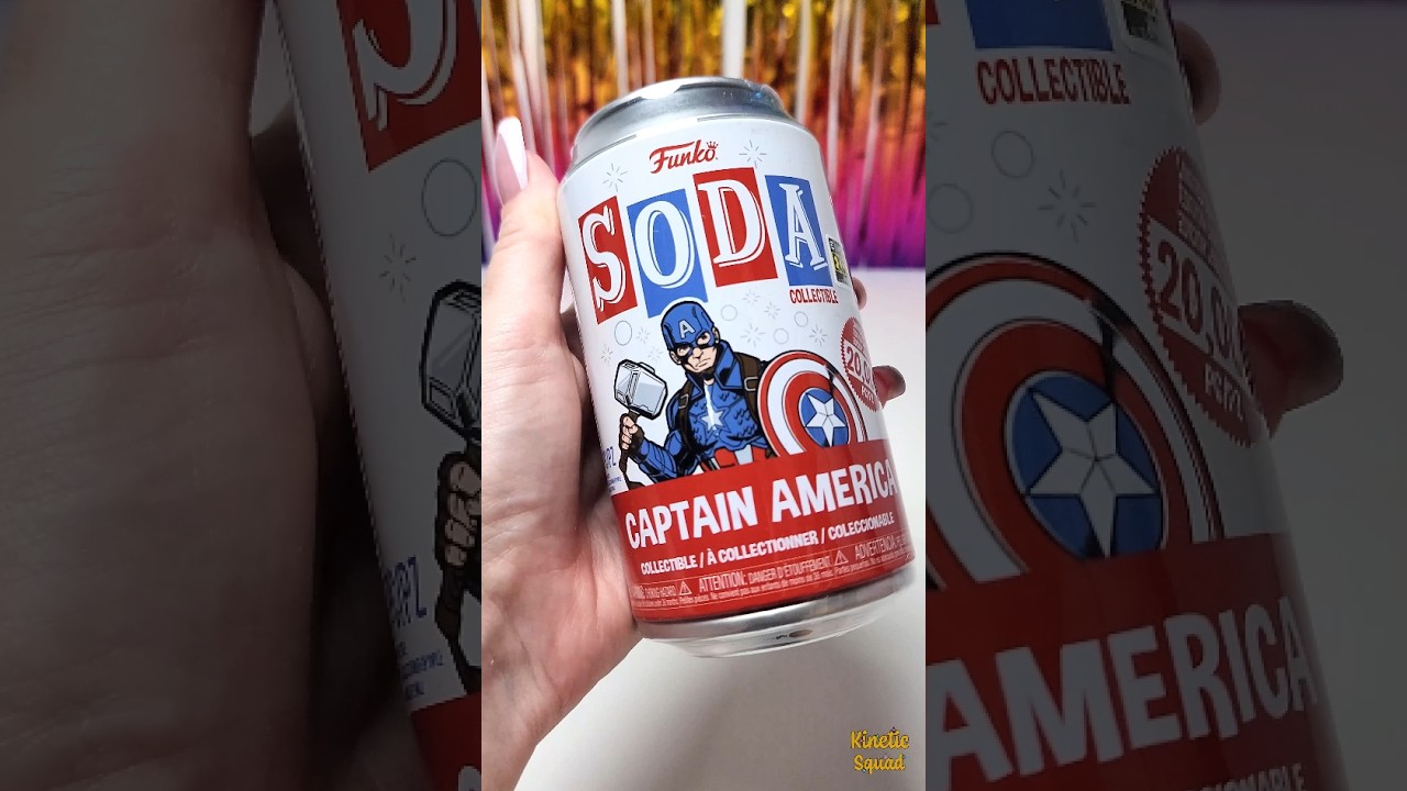 Funko Soda Captain America | Satisfying ASMR 