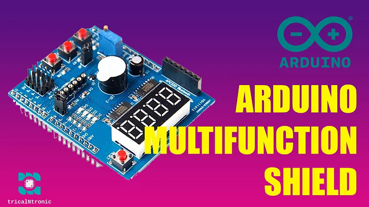 Arduino Multifunction shield| introduction to arduino multifunction shield