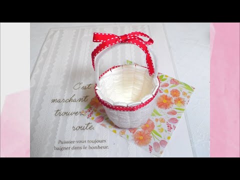 DIY キャンディバスケットの作り方 How to make Candy Basket