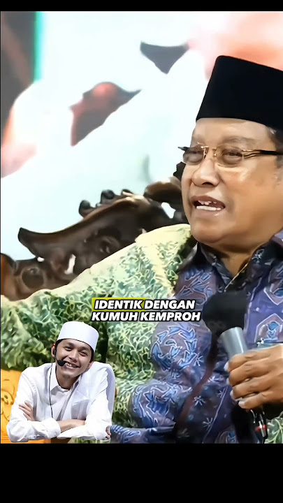 Dawuh dari KH. Said Aqil Siroj. Kiyai NU itu harus keren dan kaya, jangan kalah dengan pejabat