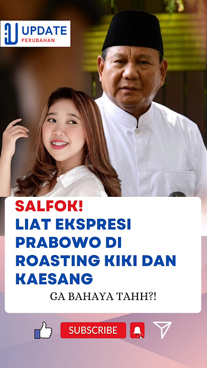 SALFOK! See Prabowo Subianto's Expression During Kiky Saputri & Kaesang's Roasting @Kaesang