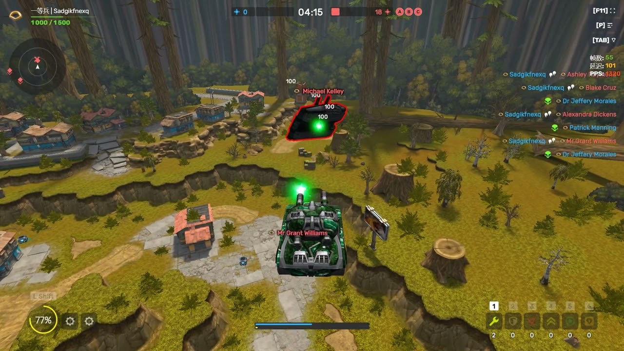 Tanki Online Fly Cheat/Hack - Kill robots with twins in the air