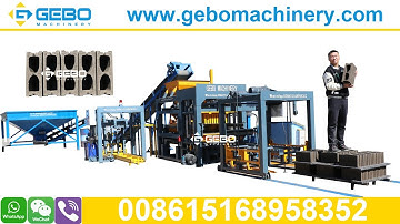 Unbelievable Efficiency : Q4-15 Fully Automatic Block Maker at Work