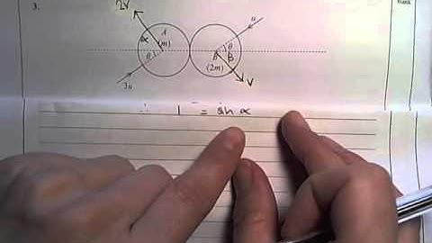 Edexcel M4 June 2015 Q3 elastic collisions