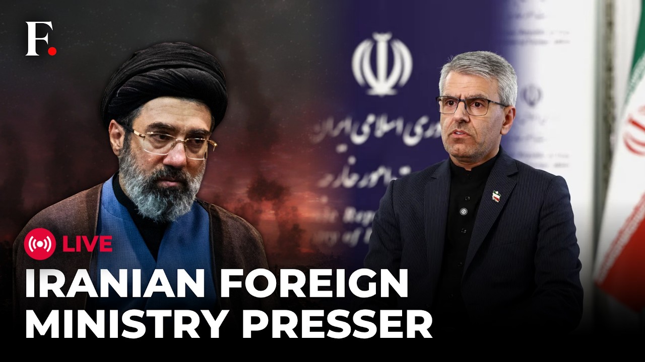 IRAN LIVE: Foreign Ministry Spokesperson Esmail Baghaei Speaks to Reporters | Iran War thumbnail