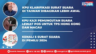 Kenali 5 Surat Suara Di Pemilu 2024 | Kominfo Newsroom 1/2