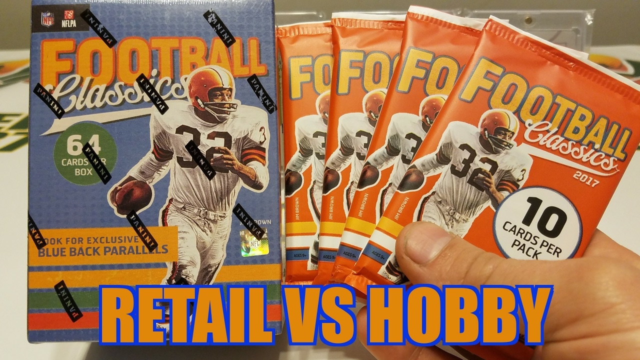 2017 Classics Retail vs Hobby Blaster vs 4 Hobby Packs YouTube