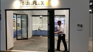 SUNFLEX Folding Sliding Door - Floating Panel Option