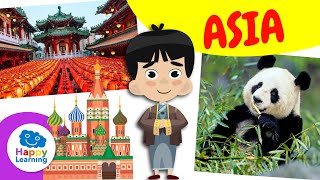 THINGS YOU DIDN'T KNOW ABOUT ASIA | GEOGRAPHY FOR KIDS | HAPPY LEARNING 🇨🇳 🇷🇺 🇲🇳 🇮🇳