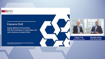 Webcast 1: Overview of Exposure Draft on Equity Method