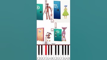 Real Life characters COMPLETE EDITION (@fash) FASH animation - Octave Piano Tutorial