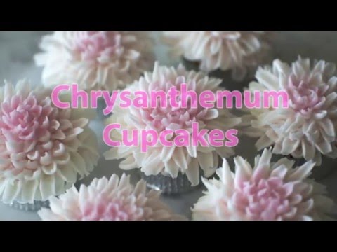 How to Make Chrysanthemum Cupcakes