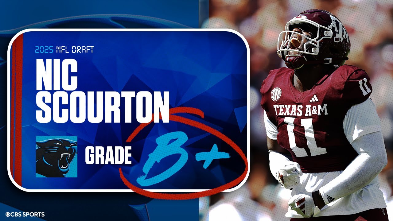 2025 NFL Draft Grades: Panthers receive 'B+' for selecting EDGE Nic Scourton at No. 51 overall