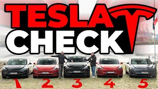 PROBLEME nach einem Jahr bei Model 3 und Model Y? Der Check bei 5 Tesla!