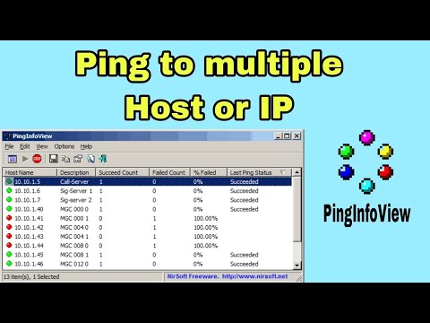 Ping to Multiple Host or IP || Ping Info View || Shohag IT VIllage