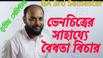 ভেনচিত্রের সাহায্যে বৈধতা বিচার/BA Darson 3rd Semester/BA 3rd Semester Philosophy/Philosophy 3rd Sem