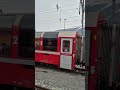 Bernina Express Train in St.Moritz #ineedswitzerland #swisssoulscape #trainspotting  #switzerland