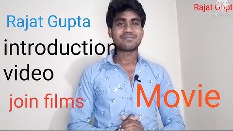 Rajat Gupta / introduction video/ join films