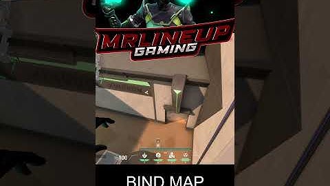 Viper - B Site CT One-Way - Attack | Bind Map | Valorant #Shorts #ValorantLineups #ValorantClips