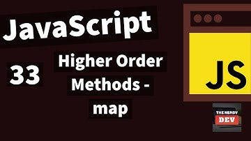 Demystifying JavaScript Tutorials For Beginners(2020)-#33- Higher Order Methods - map