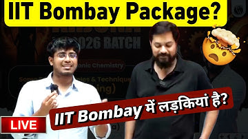QNA With Topper | IIT Bombay Package| IIT Bombay Topper In live Class | Live Class Video Call 😲 