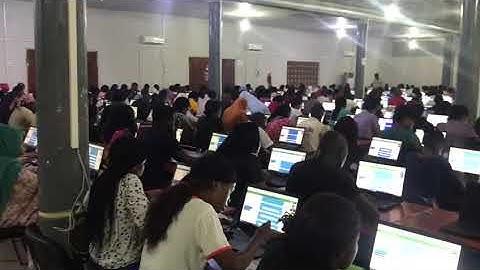 HOW N.O.U CBT exams settings looks like.