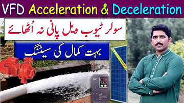 Invt Vfd  Acceleration and Deceleration Time |3 Phase AC  Motor Speed & torque Control| P0 Setting