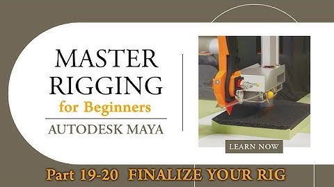 Master Rigging in Autodesk Maya for Beginners Part 19-20 | Step-by-Step Tutorial| The rigging panda