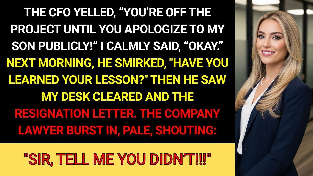 He Wanted an Apology—But My Legal Clause Ended His Career | Corporate Revenge