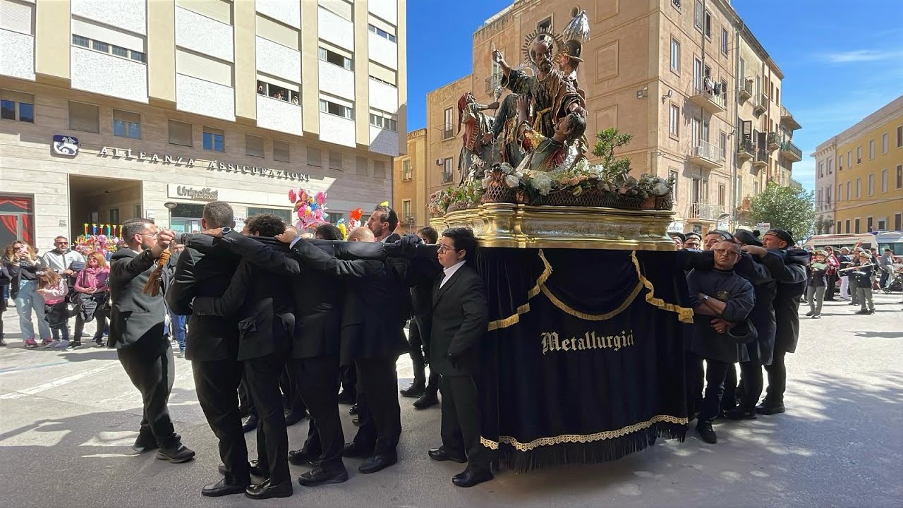 Processione dei Misteri 2025 a Trapani: Reportage Gruppo Sacro "L'Arresto" ceto dei Metallurgici