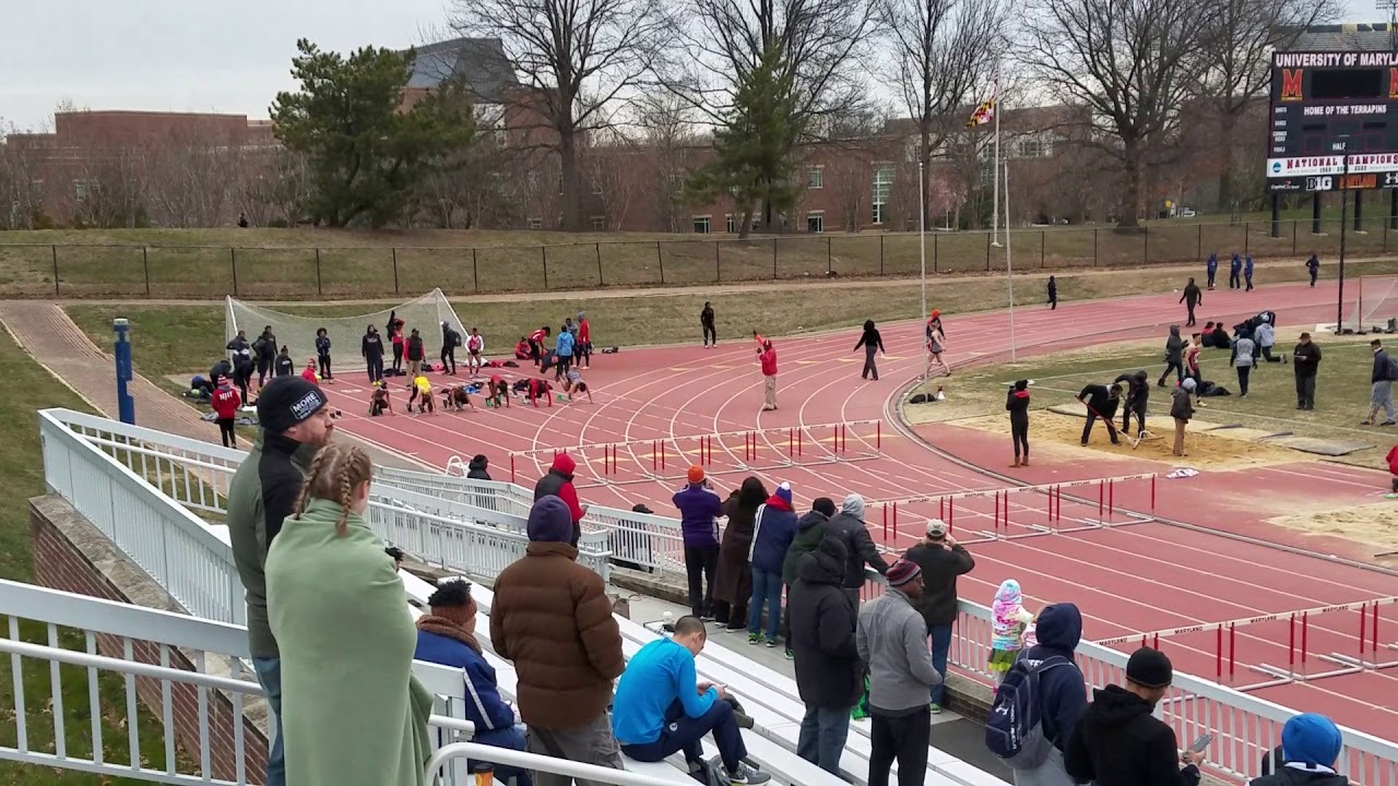 University of Maryland College Park first Outdoor Meet of 2018, Thaila Cooper takes 2nd in her heat