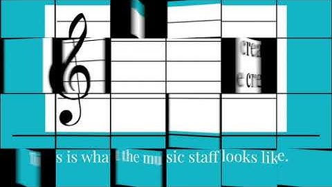 The Music Staff Lesson 2nd 5th