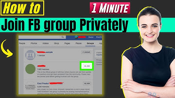How to join group on facebook without anyone knowing 2025 |  join facebook group privately