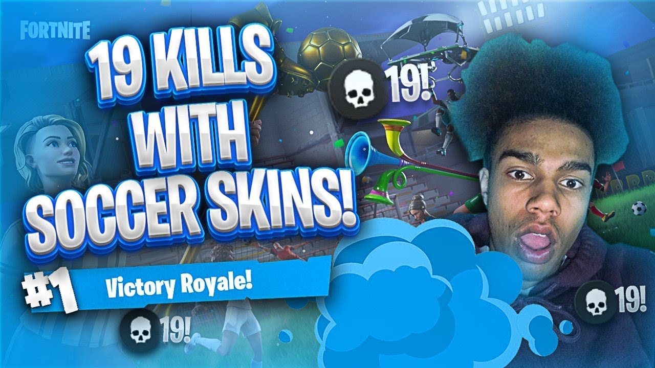 INSANE 19 KILL SOLO WIN with NEW SOCCER SKIN on FORTNITE BATTLE ROYALE ...